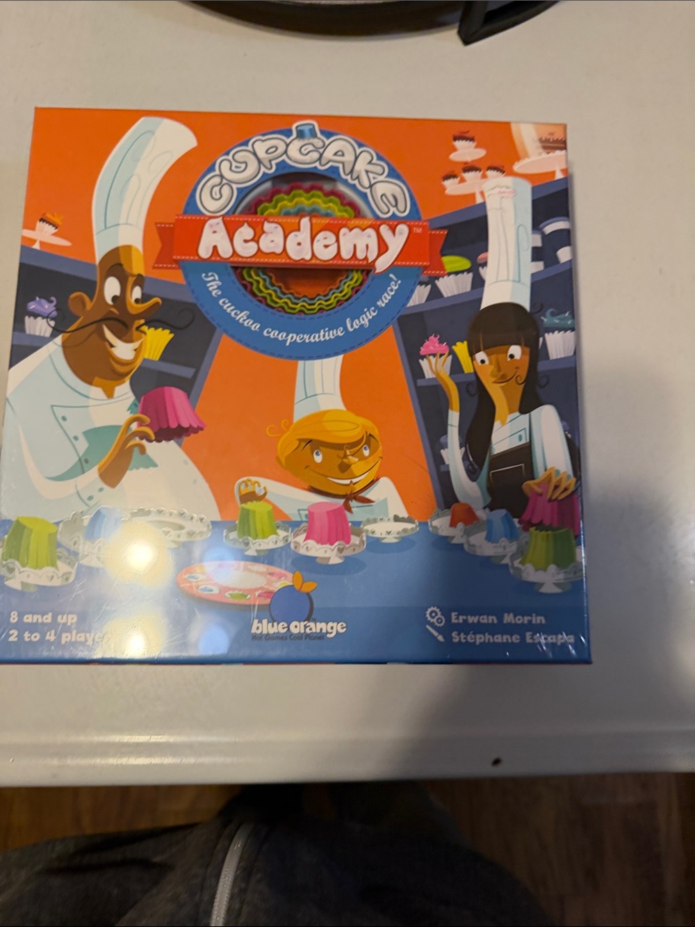 Cupcake Academy Kids Cooperative Game - - Orange Box